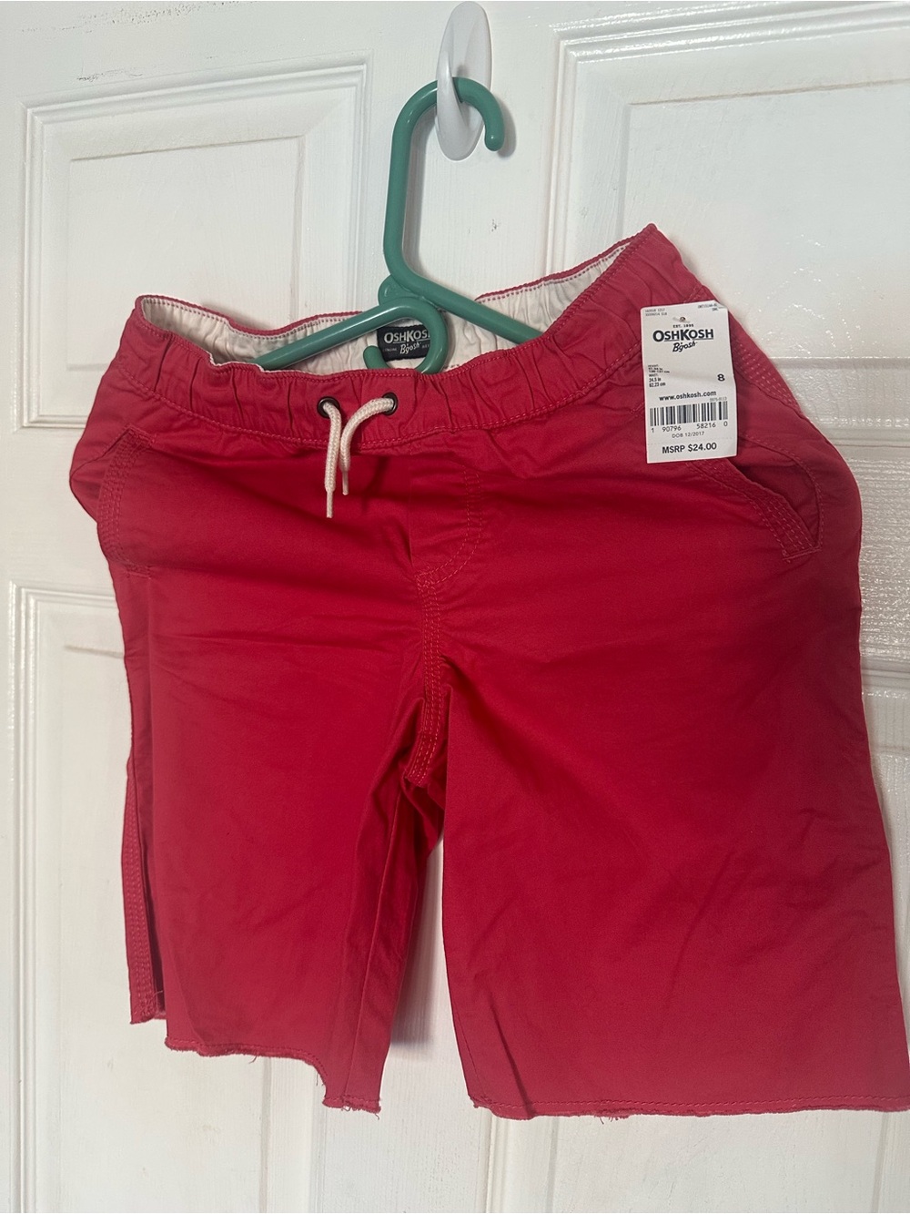 OshKosh B'gosh Red Kids Drawstring Shorts size 8